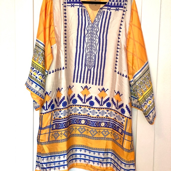 Khaadi Tops - NEW Fancy Khaadi Silk satin Designer Shirt Kurta